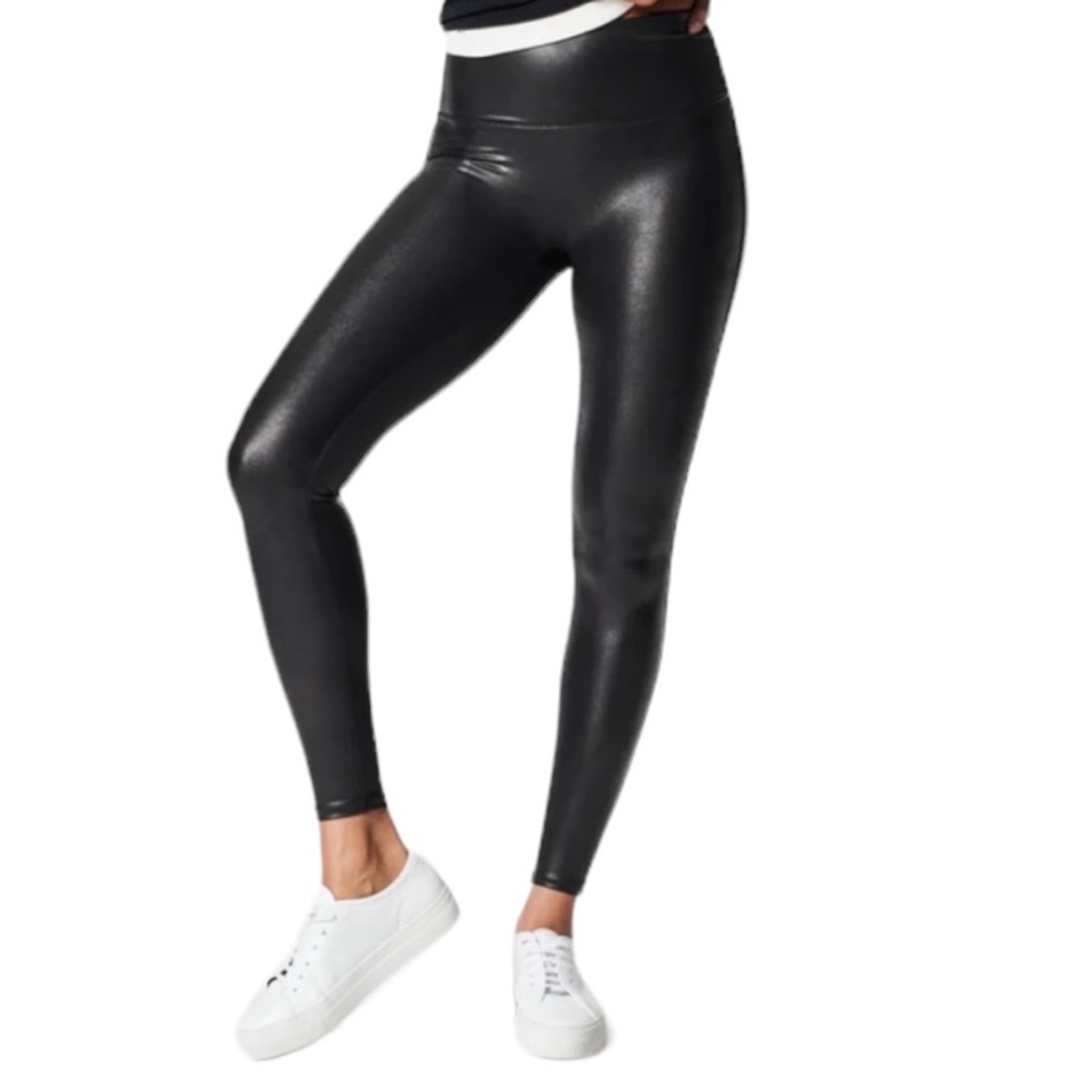 Spanx by Sara Blakely Faux Leather Leggings